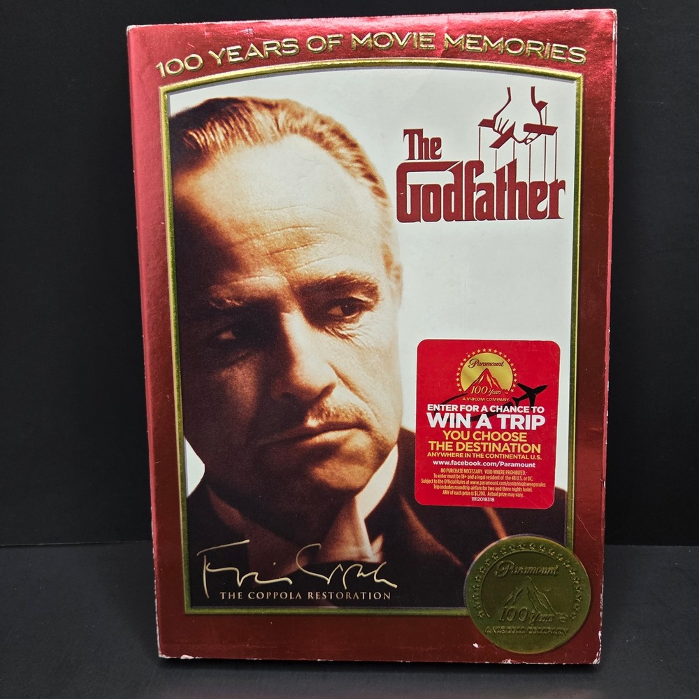 The Godfather DVD The Coppola Restoration Widescreen Paramount 100 Years Edition